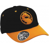 Cappello Mortal Kombat fight logo Black & Orange Curved Bill Cap Hat ABYStyle