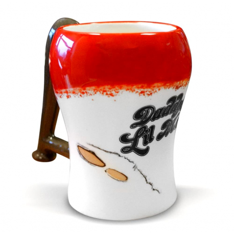 Tazza Suicide Squad Harley Quinn Daddy's Lil Monster 3D Shaped Mug ABYstyle