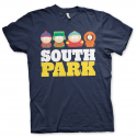 T-shirt South Park Friends logo maglietta Blu Uomo ufficiale Hybris