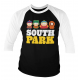 Baseball Long Sleeve T-shirt South Park Friends logo Uomo ufficiale Hybris
