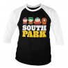 Baseball Long Sleeve T-shirt South Park Friends logo Uomo ufficiale Hybris