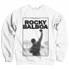 Felpa Rocky Balboa - It Ain't Over Sweatshirt maglia Bianca Uomo Hybris
