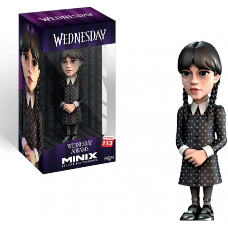 Statua Wednesday Mercoledì Addams Minix collectible figure tv series n° 113
