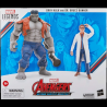 Action figure Marvel Legends Avengers - Gray Hulk and Dr. Bruce Banner Hasbro