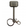 Portachiavi Martello Thor Movie Mjolnir Hammer 3D Metal Keychain 8 cm Monogram