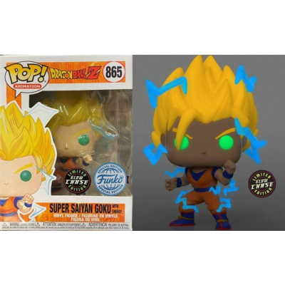 Dragon Ball Z Super Saiyan Goku Pop! Funko vinyl figure Special Chase Glow 865