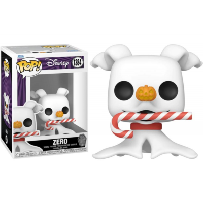 Nightmare Before Christmas Zero with Candy Cane Pop! Funko vinyl figure n° 1384