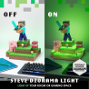 Lampada Minecraft - Steve & Pig Diorama Light Lamp 30 cm Paladone
