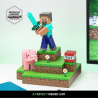 Lampada Minecraft - Steve & Pig Diorama Light Lamp 30 cm Paladone