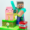 Lampada Minecraft - Steve & Pig Diorama Light Lamp 30 cm Paladone