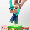 Lampada Minecraft - Steve & Pig Diorama Light Lamp 30 cm Paladone