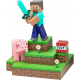 Lampada Minecraft - Steve & Pig Diorama Light Lamp 30 cm Paladone