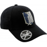 Cappello Attack on Titan Scout Symbol logo black curved bill Cap Hat ABYStyle
