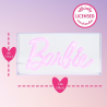 Lampada Barbie Logo Neon LED Light Lamp USB powered 30cm Paladone