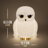 Lampada Harry Potter Hedwig posable LED Light Lamp 16 cm Paladone