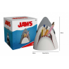Portaoggetti in ceramica Lo Squalo Jaws Shark 3D Desk Tidy Pen Pot Half Moon Bay