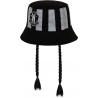 Cappello con trecce Wednesday Mercoledì Addams braids bucket hat Karactermania