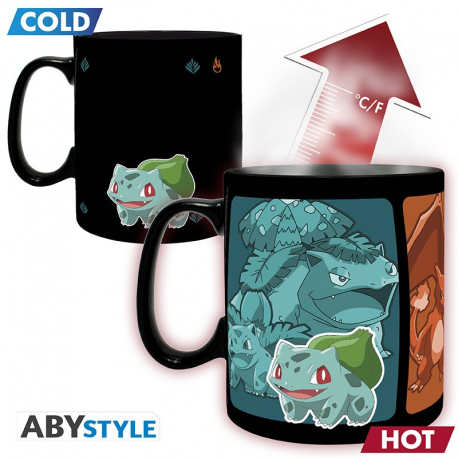 Tazza termosensibile Pokemon Kanto Evolve Heat Change Mug 460 ml ABYstyle