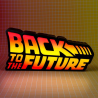 Lampada Back to the Future Logo 3D Light Lamp 30 cm Fizz Creations