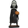 Bobble-head Scream - Ghost Face With Pumpkin Head Knocker 20 cm Neca