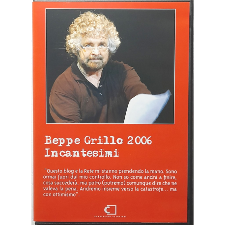 Dvd Beppe Grillo 2006 - Incantesimi - edizione 2 dischi Usato