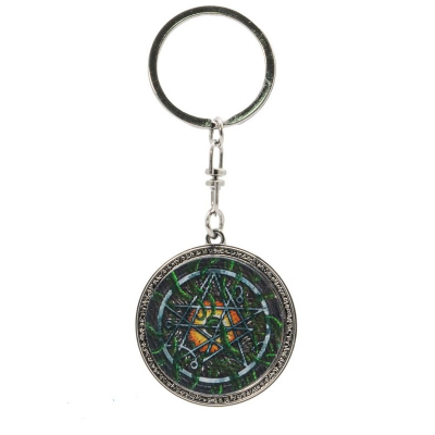 Portachiavi Cthulhu Lenticular Necronomicon metal Keychain 4cm ABYstyle
