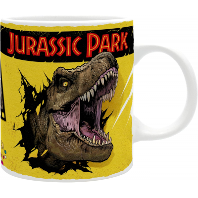 Tazza in ceramica Jurassic Park T-Rex References Coffe Mug 320 ml ABYstyle