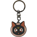 Portachiavi Sailor Moon Luna cat face metal Keychain 4cm ABYstyle