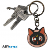 Portachiavi Sailor Moon Luna cat face metal Keychain 4cm ABYstyle