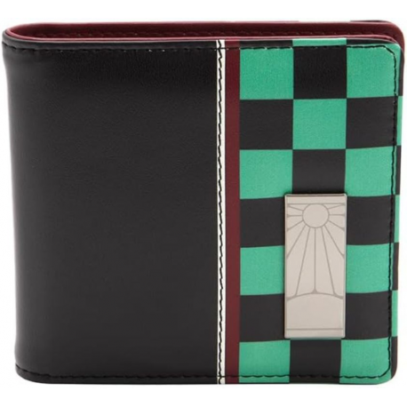 Portafoglio Demon Slayer Tanjiro metal patch Premium Wallet ABYstyle