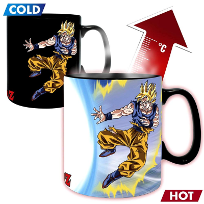 Tazza termosensibile Dragon Ball Z Goku vs. Buu Heat Change Mug ABYstyle CB