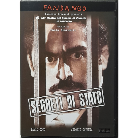 Dvd Segreti di stato di Paolo Benvenuti 2003 Usato
