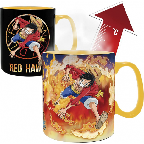 Tazza termosensibile One Piece Luffy & Sabo Heat Change Mug ABYstyle