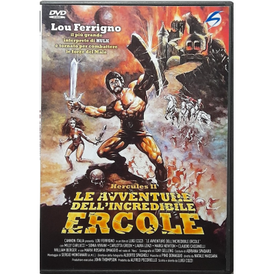 Dvd Hercules II - Le avventure dell'incredibile Ercole con Lou Ferrigno 1985