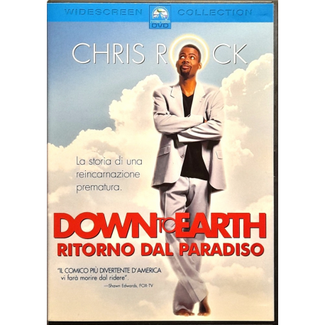 Dvd Down To Earth - Ritorno dal Paradiso con Chris Rock 2001 Usato