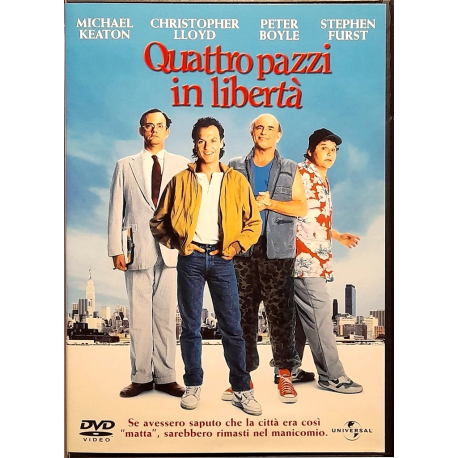 Dvd 4 Quattro pazzi in libertà con Michael Keaton 1989 Usato