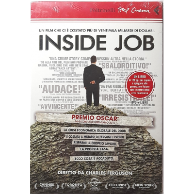 Dvd Inside Job (ed. Real Cinema + libro) Documentario 2010 Nuovo
