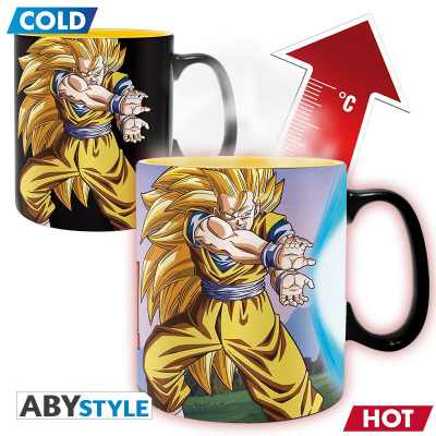 Tazza termosensibile Dragon Ball Z Goku Saiyan Kamehameha Heat Change Mug CB ABY