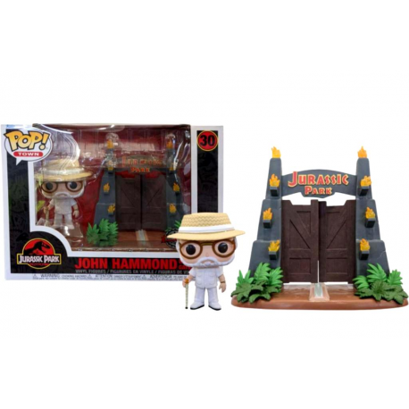 Jurassic Park John Hammond with gates Pop! Funko town special vinyl figure n° 30