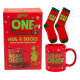 Gift Set Box Tazza The Grinch Mug 460ml + Pair of Socks calzini Fizz Creations
