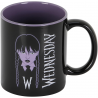 Tazza in ceramica Wednesday Addams braid Mercoledì Mug 350ml Karactermania