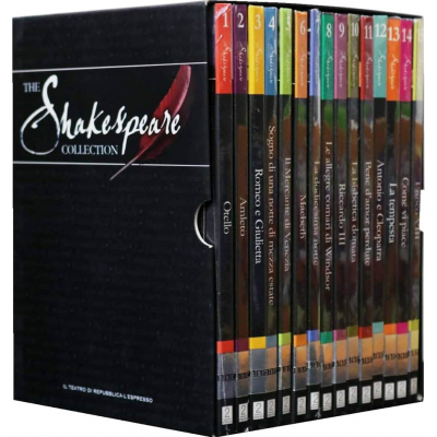 The Shakespeare BBC collection - Cofanetto 15 volumi Dvd Repubblica L'Espresso