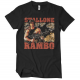 T-shirt Rambo Djungle Stallone in Jungle maglietta Uomo Hybris