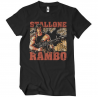 T-shirt Rambo Djungle Stallone in Jungle maglietta Uomo Hybris