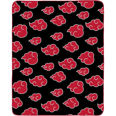 Coperta Naruto Shippuden Akatsuki clouds blanket plaid 150x120cm ABYstyle