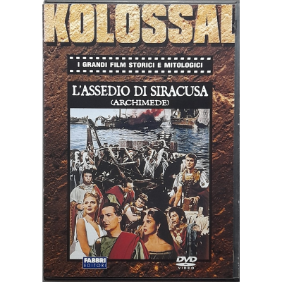 Dvd L'assedio di Siracusa (Archimede) - ed. Kolossal con Gino Cervi 1960 Usato