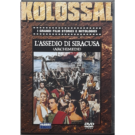 Dvd L'assedio di Siracusa (Archimede) - ed. Kolossal con Gino Cervi 1960 Usato