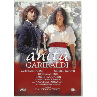 Dvd Anita Garibaldi - ed. 2 dischi RAI fiction con Valeria Solarino 2012 Usato