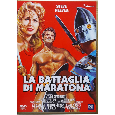 Dvd La Battaglia di Maratona con Steve Reeves 1959 Usato