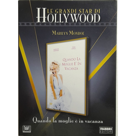 Dvd Quando la moglie è in vacanza con Marilyn Monroe 1955 Usato editoriale